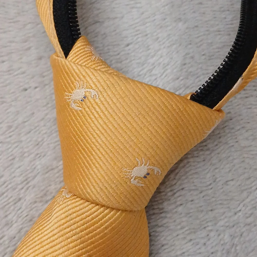 Boy’s Polo Ralph Lauren Silk Tie for Toddlers / Little Boys Crabs Motif